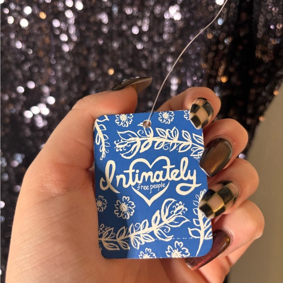 Free People Intimately Night Combo Sequin Mini Slip Dress - Picture 5 of 6